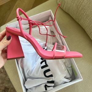 Schutz Gianna pink heels